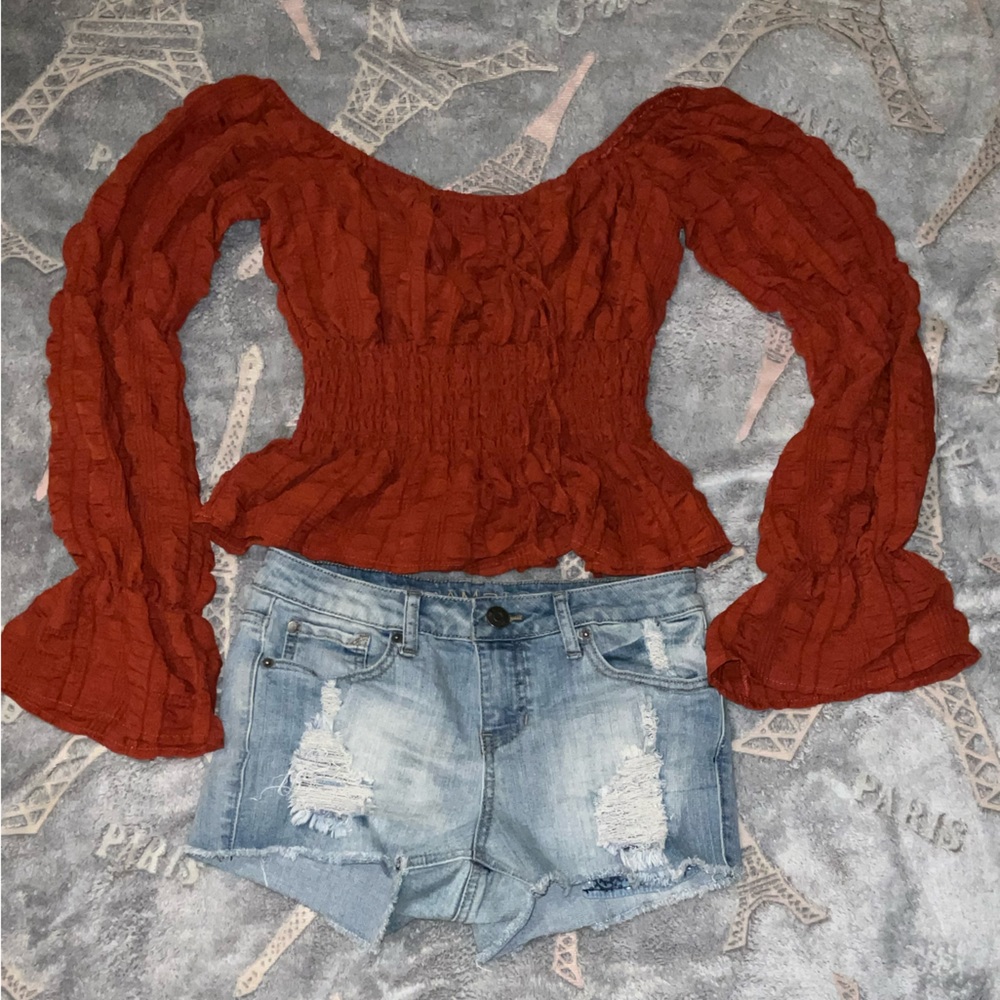 Burnt orange top
